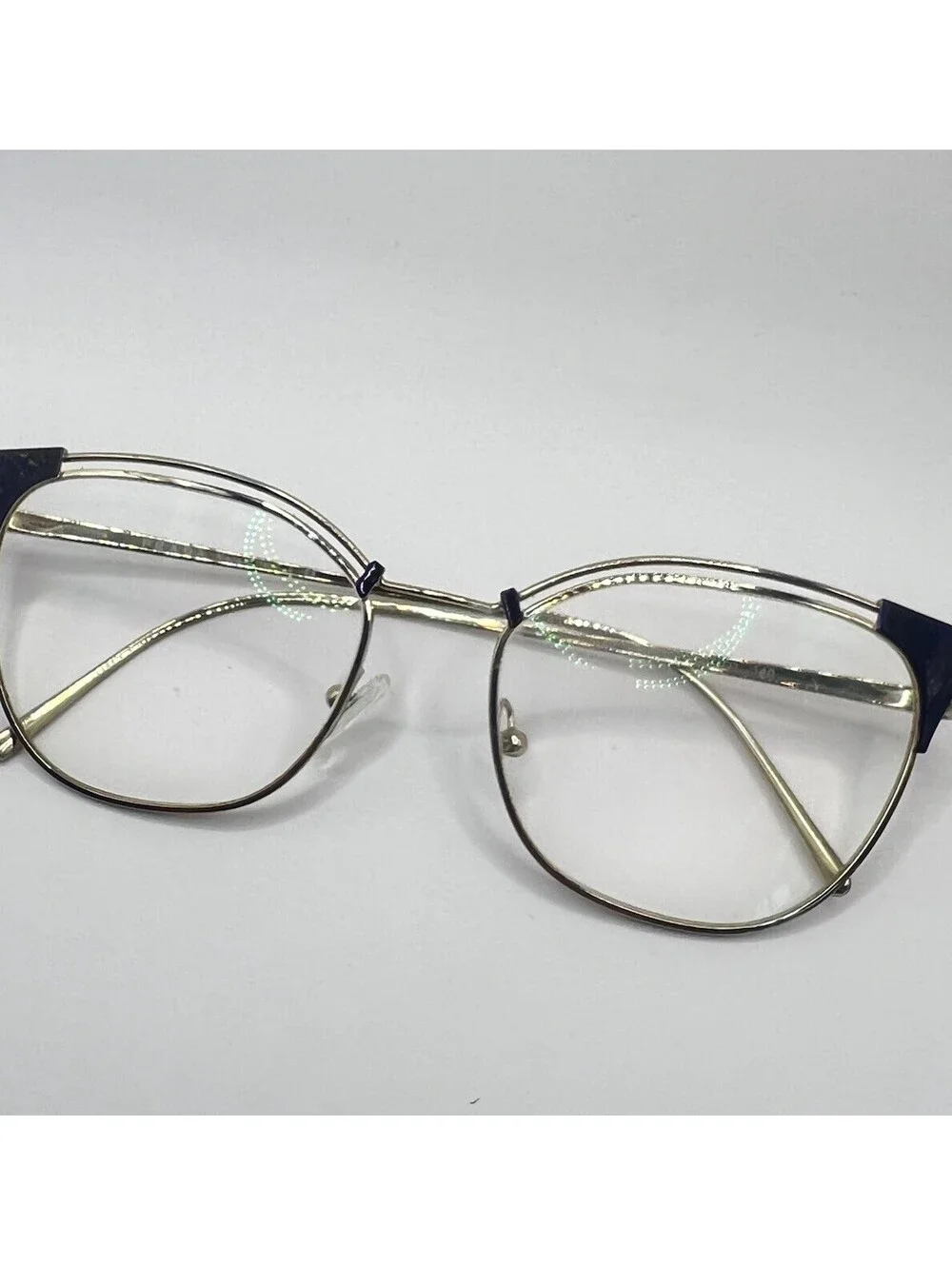 Prada VPR 62U (PR 62UV) YC0-1O1 Gold Optical Frames (53-17-140) AS IS -NOSE PAD